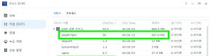 Read more about the article 시놀로지 나스 서버 워드프레스 CPU 99% 점유율 해킹일까?